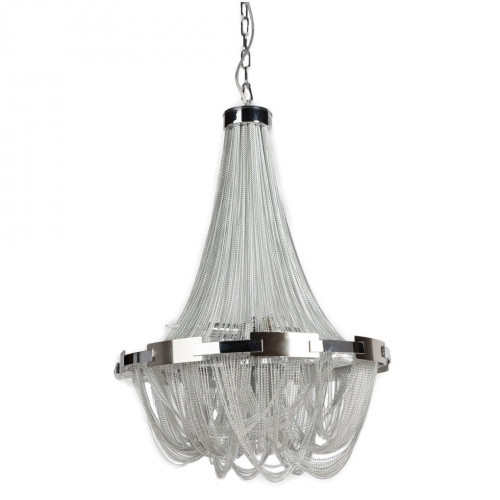 люстра firenzo серебро, прозрачная в Томске