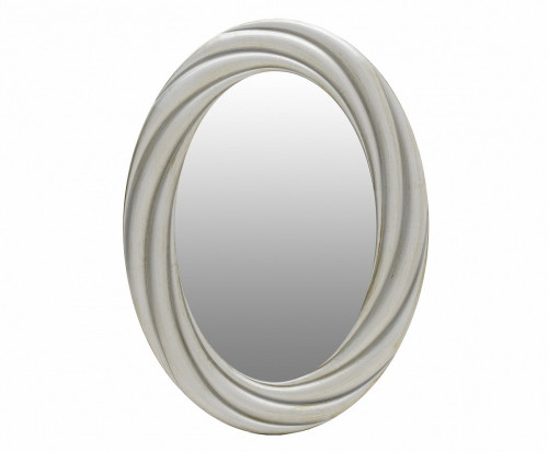 зеркало овальное серебряное в витой раме circle в Томске