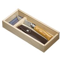 нож stainless steel с ручкой из оливы 8,5 см в Томске