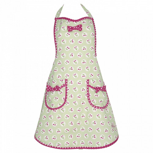 фартук cherry berry p.green w/bow в Томске