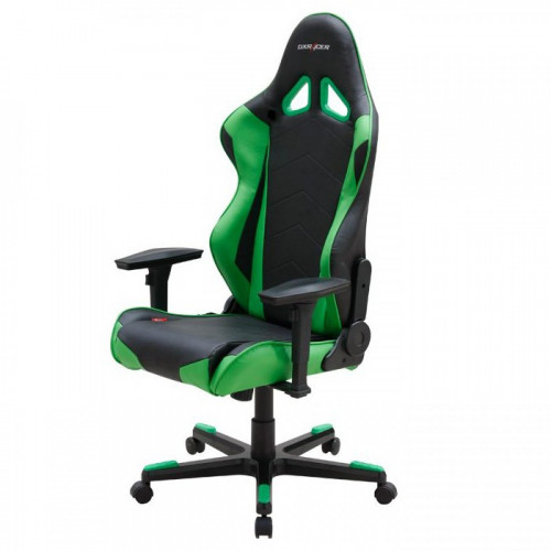 кресло геймерское dxracer racing черно-зеленое в Томске